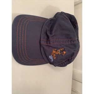 Vintage kids Cartoon Network Blue Scooby Doo Strapback Hat hook and loop 2001